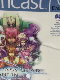 Phantasy Star Online for Sega Dreamcast PAL Version with Manual