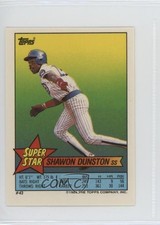 1989 Super Star Sticker Back Cards Shawon Dunston Andy McGaffigan ( 75 285) 0au4