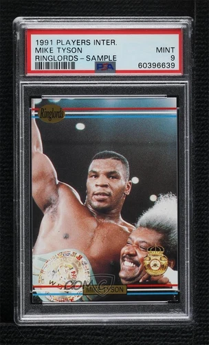 1991 Ringlords Samples (With ) Mike Tyson (With ) Don King PSA 9 MINT