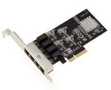 Pcie 4 Ports Rj45 Lan Gigabit Ethernet 10 100 1000 Wake On Lan