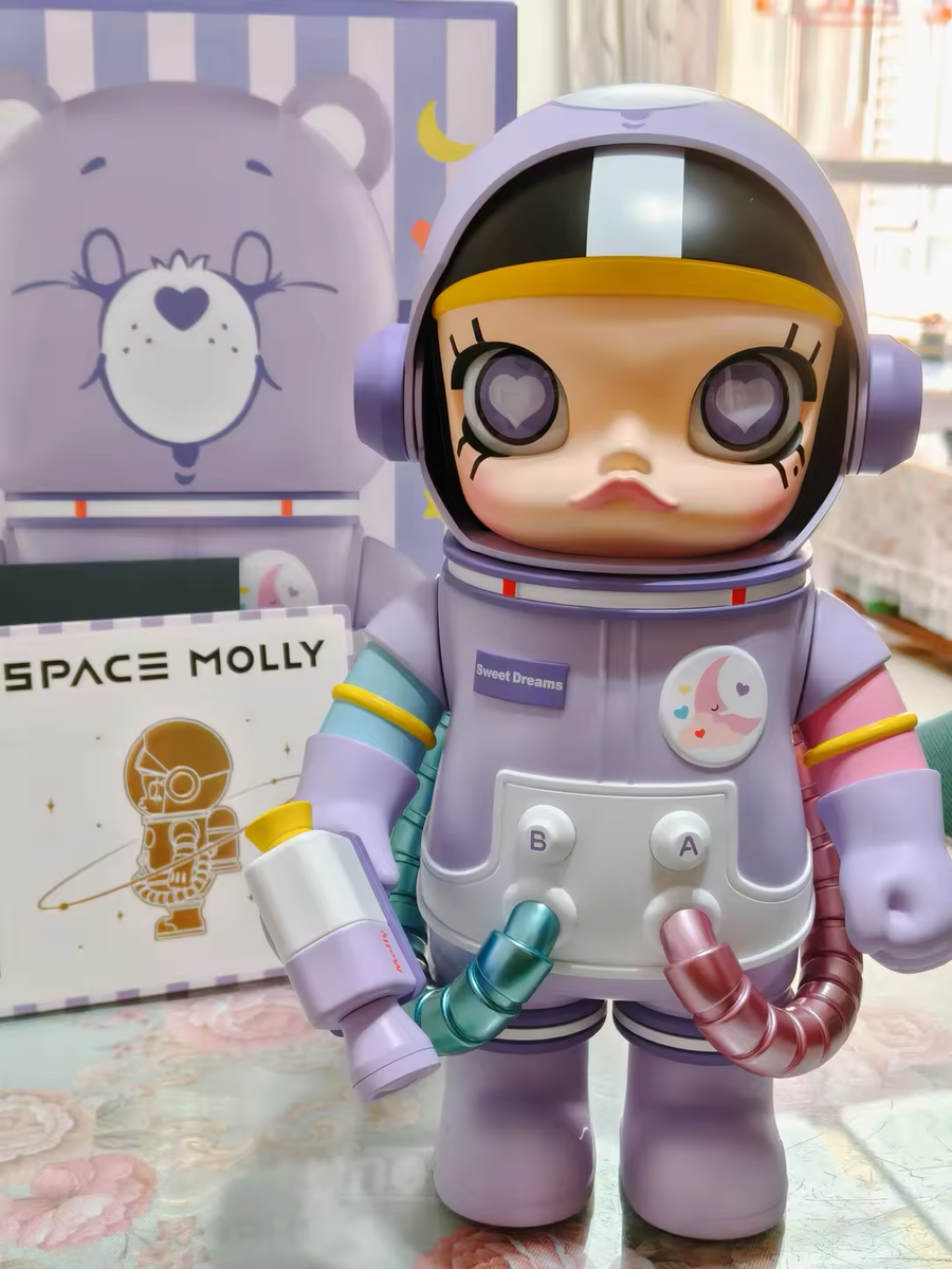 POP MART MEGA SPACE MOLLY 400%+100% Sweet Dream Bears Care Bears