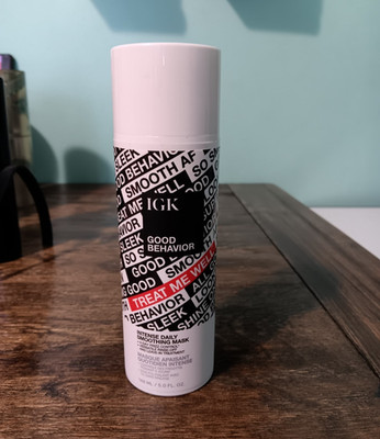 IGK Good Behavior Smoothing Hair Mask 5 fl oz Anti-Frizz Shine Vegan