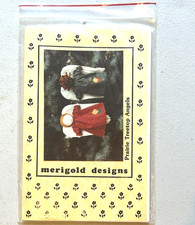 Merigold Designs - Prairie Treetop Angels - Christmas doll decorations Vintage