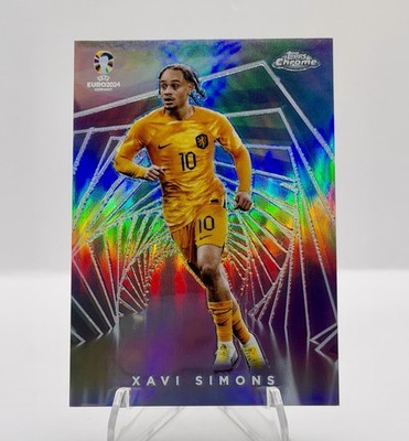 XAVI SIMONS 2024 Topps Chrome Euro Hobby Masters CASE HIT SSP #H-10 Netherlands