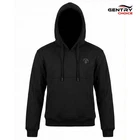 RIDERACT® Mens Motorcycle Hoodie Black Scout  Armoured Riding Pullover Hoody