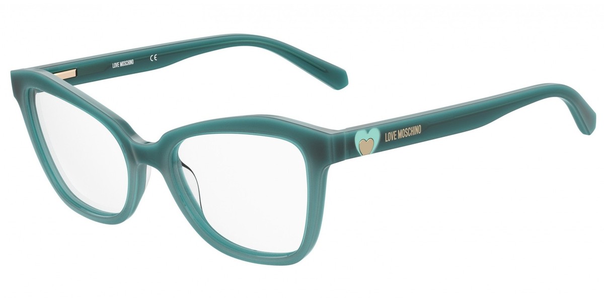 Love Moschino Dark Turquoise Octagonal Sunglasses Love Moschino MOL 070/S 807IR Sunglasses - US main image 4