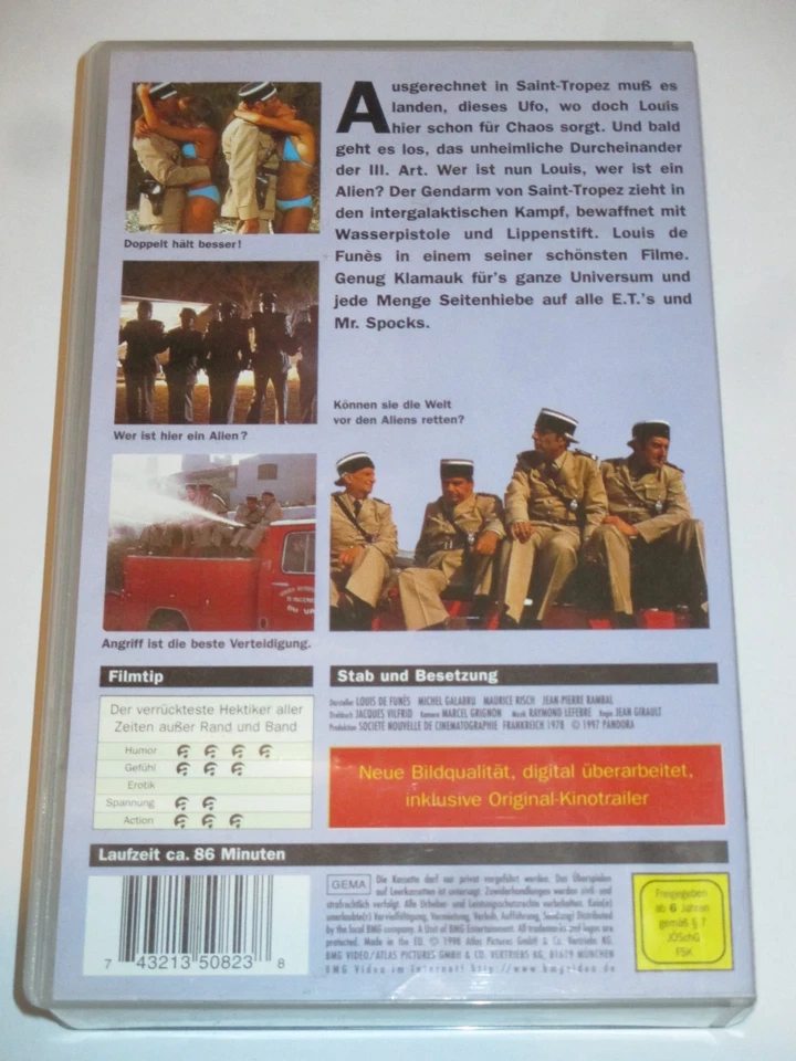 Atlas - unheimliche Begegnung mit den Ausserirdischen - VHS/Louis de Funes - Bild 2 von 2