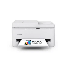 Canon - PIXMA TR7120 Wireless All-In-One Inkjet Printer with ADF - White
