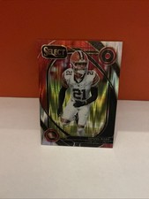 2024 Panini Select - Club Level Denzel Ward #248 Black & Red Shock Prizm