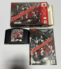 Armorines Project Swarm Nintendo 64 N64 With Box and Manual