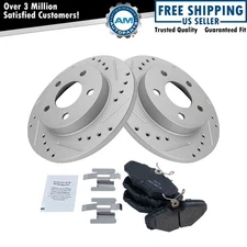 Rear Brake Pad & Rotor Kit For 1993-2002 Lincoln Continental