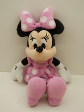 Disney 8'' Junior Minnie Mouse Pink Dress Plush