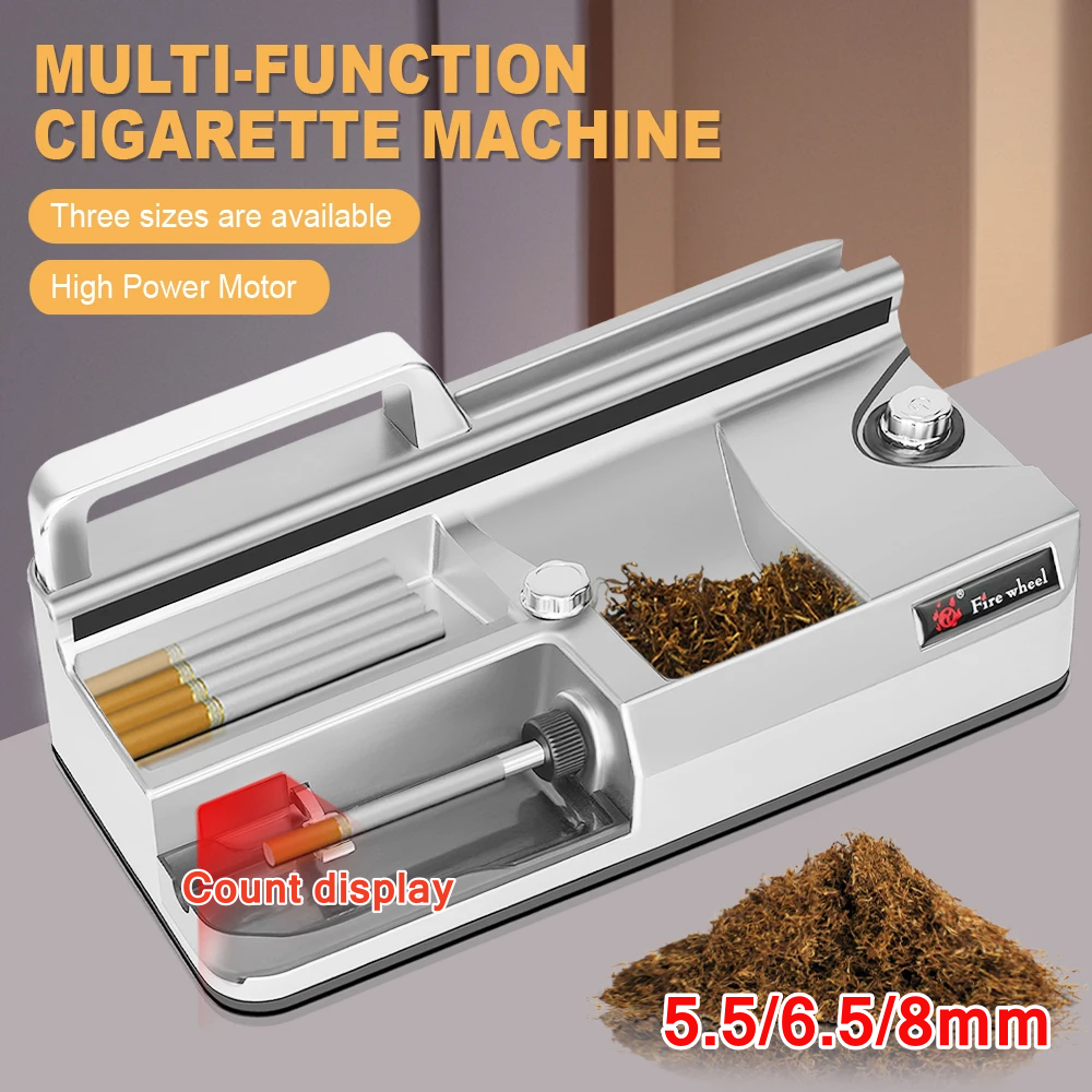 fully automatic cigarette rolling machine uk argos 3 in 1 Automatic Cigarette Rolling Machine Electric Cigarette Maker  5.5/6.5/8mm