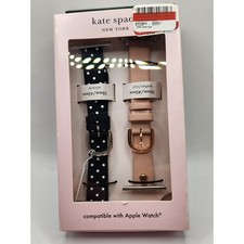 Kate Spade Apple Watch Band Set Leather Polka Dot - Apple 38mm and 40mm