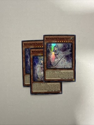 3x Witchcrafter Madame Verre Super Rare 2020 Tin of Lost Memories MP20-EN224 NM