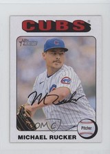 2024 Topps Heritage Mini White Border Michael Rucker #125 e2p