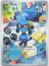 Riolu Illustration Rare SV01: Scarlet & Violet Base Set SVI Holo 215/198 2023 NM on eBay