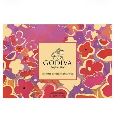 Godiva Premium Assortment 26 Chocolates Limited Edition Spring Gift Box 11.3 Oz