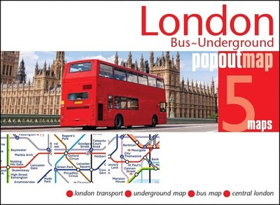 Popout Maps ~ London Bus Underground Doubl 9781917131148