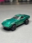Hot Wheels Redline,Custom Corvette , U.S. ,Green, champagne Int. Poss. Repo Hood