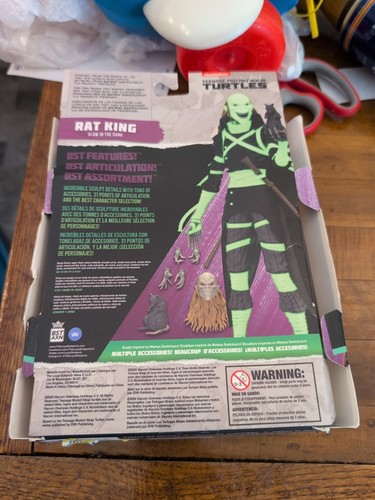 The Loyal Subjects TMNT Rat King Brilla en la Oscuridad Nuevo en Caja - Imagen 5 de 5