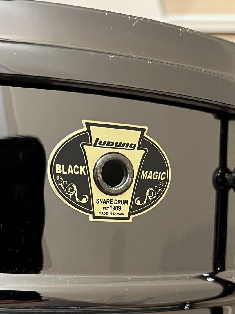 Ludwig Black Magic 13x7 Snare Drum with Diecast Hoops | eBay