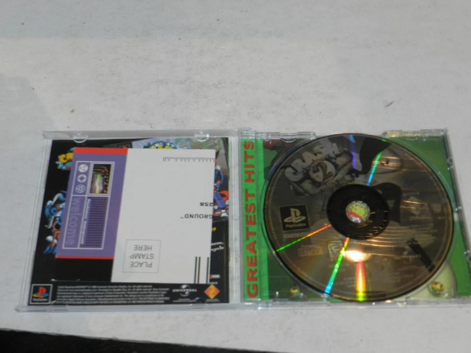 Crash Bandicoot 2 PlayStation 1 PS1 Greatest Hits CIB Complete - Tested - Image 2 of 2