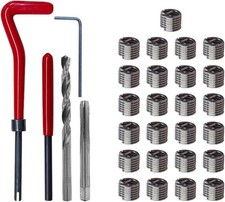 30PCS M6 x 1.0mm Thread Repair Insert Kit, Metric Helicoil Kit Compatible Hand T