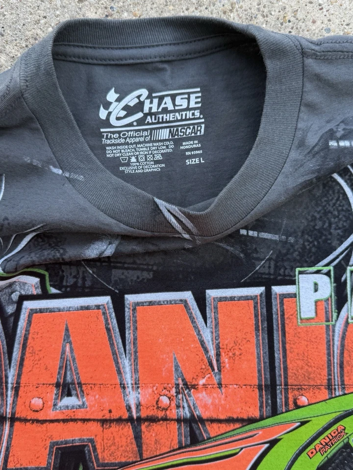 Camisa Chase Authentics para hombre talla L NASCAR Danica Patrick Foto 3 de 3