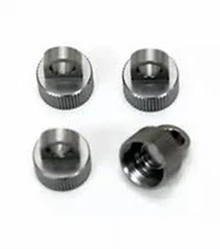 Alum Shock caps - gun metal