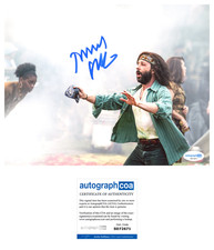 Jeremy Strong 'The Trial Of The Chicago 7' Signed 8x10 Photo 'Jerry Rubin' ACOA Jeremy Strong 'The Trial Of The Chicago 7' Signed 8x10 Photo 'Jerry Rubin' ACOA