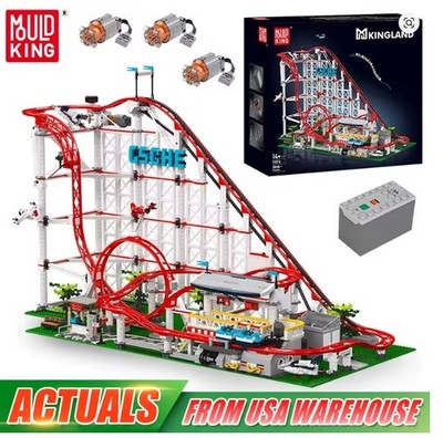 11014 Motorized Roller Coaster Building Block Assembly Technical Brick Toys Kids