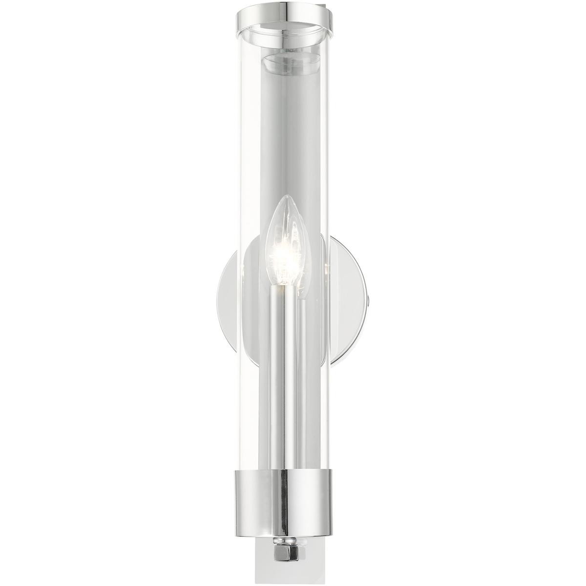Livex Lighting 10142-05 Castleton Wall Sconce Polished Chrome