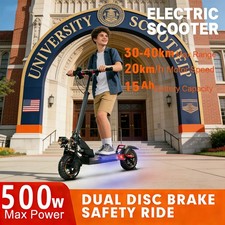 45Miles E - Scooter: Dual Susp, LED - Enh, Iron - Clad Urban Trip