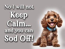 Cockapoo Brown Pet Puppy Dog Funny Flexible Fridge Magnet Christmas Gift