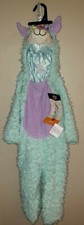 girls NEW NWT LLAMA blue UNICORN HALLOWEEN COSTUME 18-24 months FLOWERS CUTE