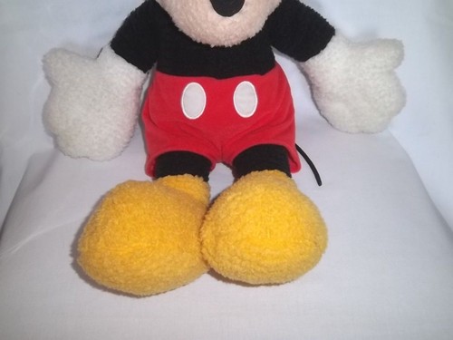2001 MATTEL 19 ZOLL Plüschtier MICKEY MOUSE DISNEY FRIENDS LG FROTTETUCH Kuscheltier - Bild 3 von 4
