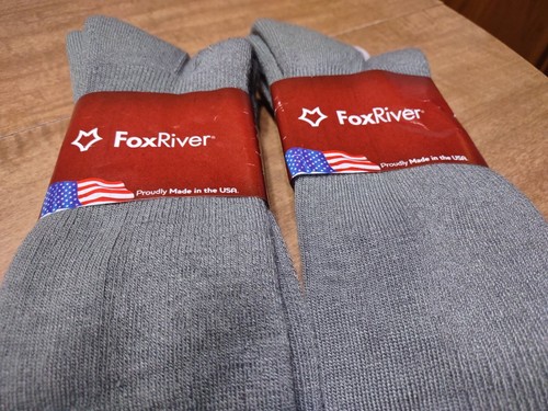 LOT 2 Fox River 6536 Socks, IRREGULAR Fatigue Fighter Over the Calf Socks pair L