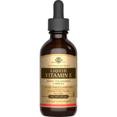 Solgar Liquid Vitamin-E gemischter Tocopherolkomplex 59,2 ml BBD: 1223