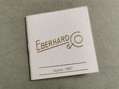 Eberhard & Co. vintage Anleitungsheft Frecce Tricolori Chrono mehrsprachig