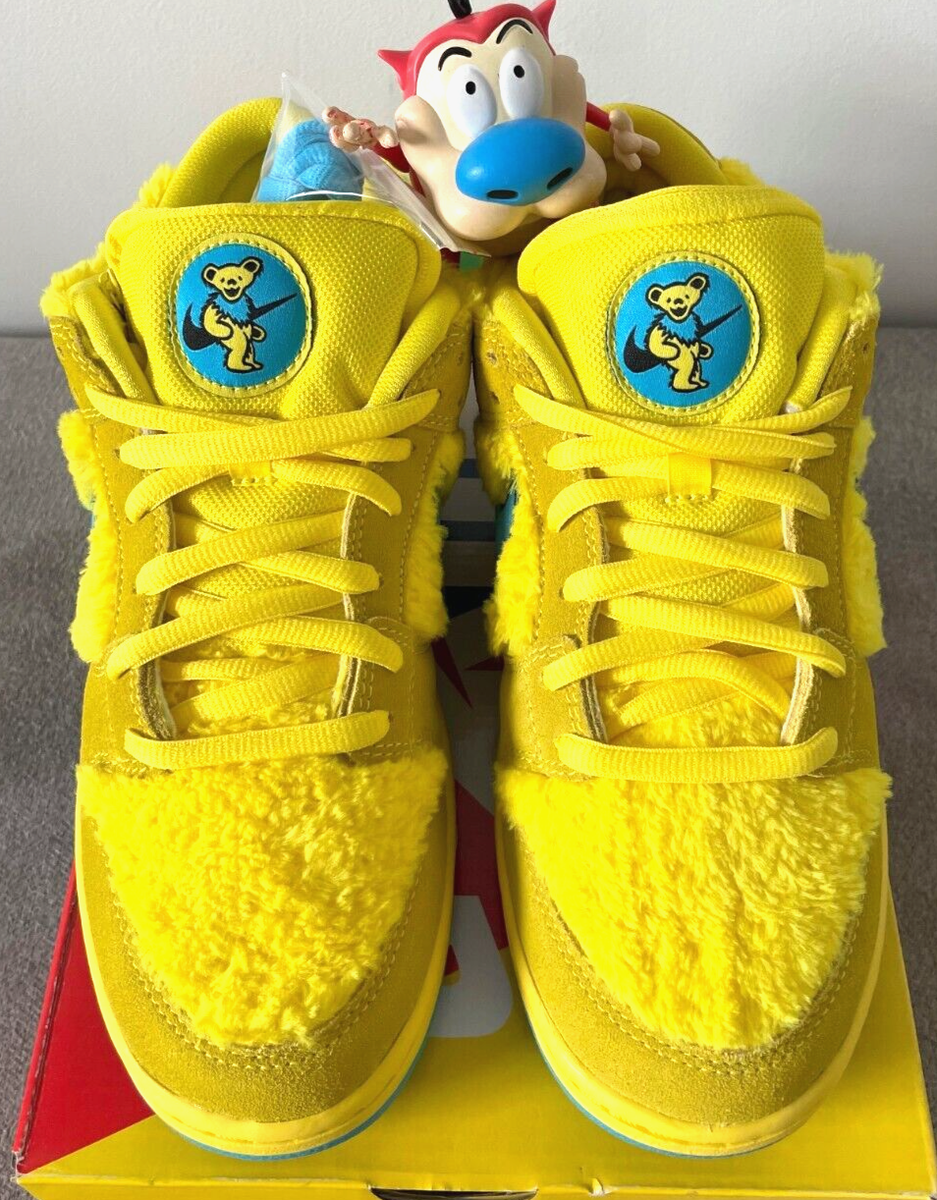 New Nike Dunk Low SB Grateful Dead Yellow Bear 10-13 Verdy New Nike Dunk Low SB Grateful Dead Yellow Bear 10-13 Verdy