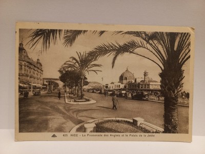 OLD Postcard CPA RPPC France -  Nice - La Promenade des Anglais from 1932