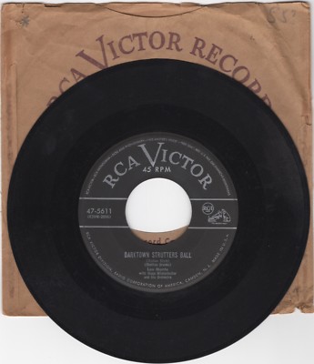 LOU MONTE - Darktown Strutters Ball  NM- 45  1st 45 to Chart