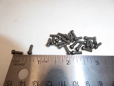 4-48 x 5/16" SS 410 Slotted Fillister Head Machine Screw VINTAGE US Made Qty 25