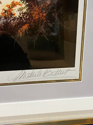 Michel Batteau "Tucson Garden" 22/100 Silkscreen Edition, autographed and framed - Picture 3 of 6