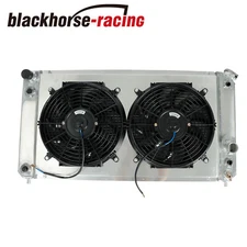 CC1826 26.3"W Core 3Row Radiator+Shroud+Fan For 1986-2005 2000 Chevy S10 LS Swap
