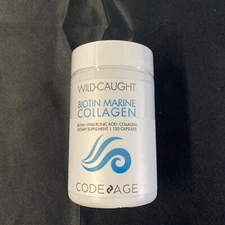 CodeAge, Wild Caught Biotin Marine Collagen 120 Capsules