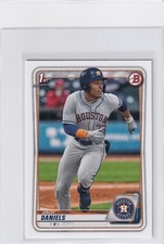 2020 BOWMAN DRAFT 1ST RC ZACH DANIELS HOUSTON ASTROS FIRST ROOKIE - B7560