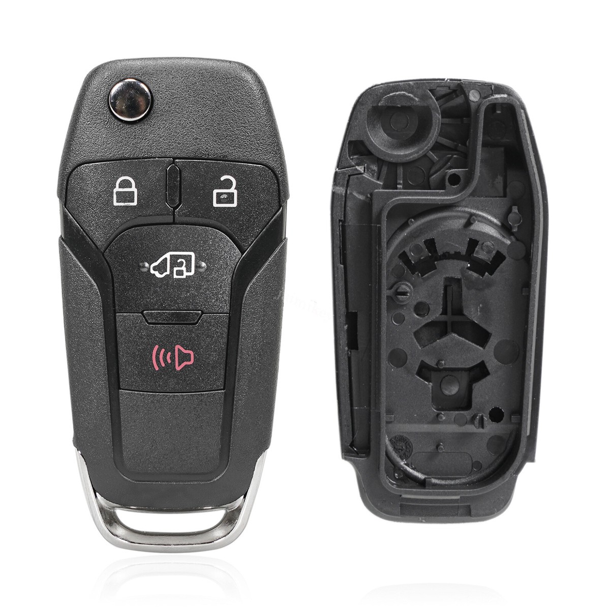 10-Pack Flip Remote Key Shell Case For Ford Transit Connect 2019-2021 – 4 Button