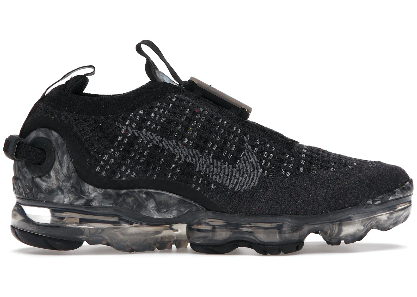 Кроссовки Nike Vapormax 2020 FK Flyknit GS Triple Black Grey CJ4069-002 от 4 лет = 5,5 женские